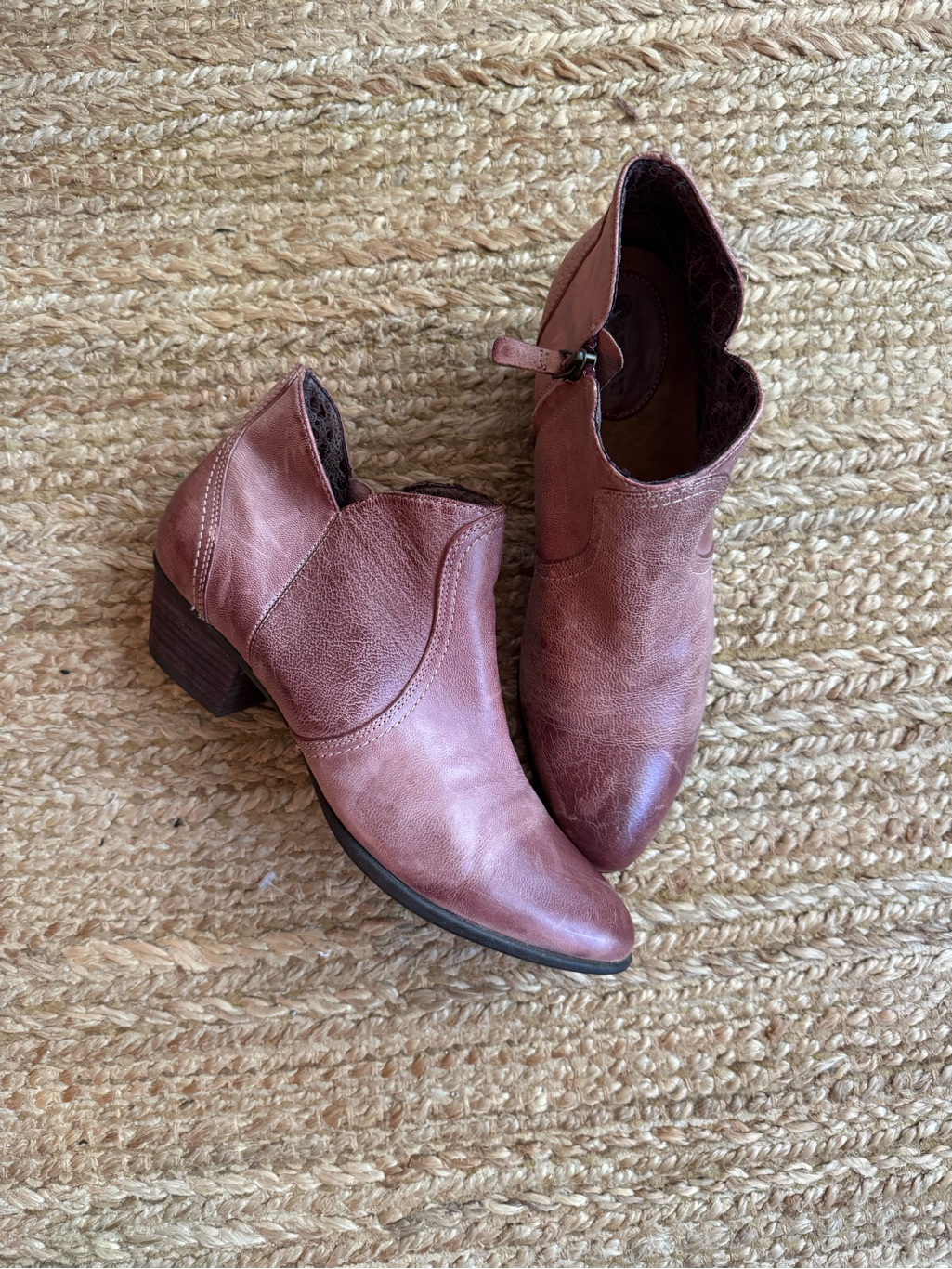 Women’s Ariat Brown Leather Ankle Boots